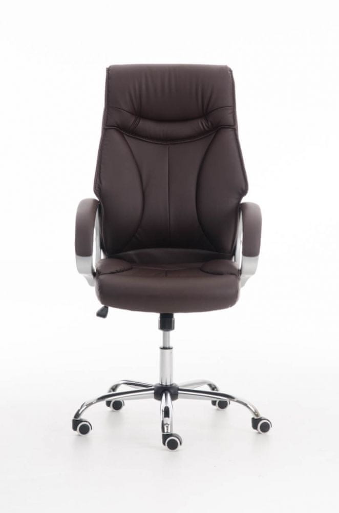 BHM Germany Kancelárska stolička Torro, syntetická koža, hnedá